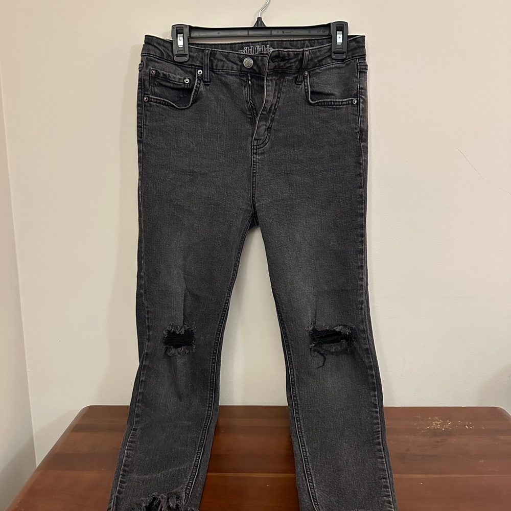 Wild Fable Black Ripped Skinny Jeans